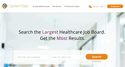 Desktop Screenshot of careervitals.com